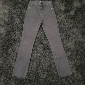 Express Women's Straight Leg Black Jeans